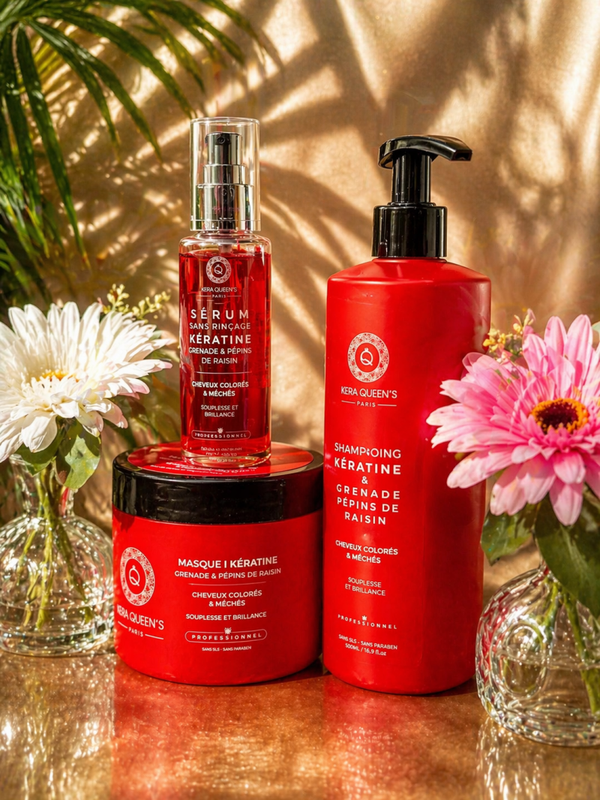 Kit Kératine Grenade & Pépins de Raisin – Kera Queen’s
