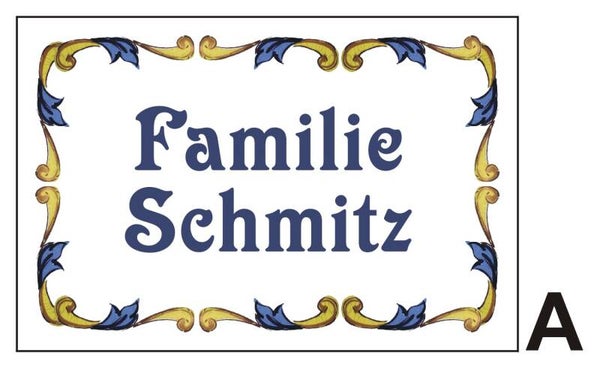 Naambord Schmitz 8013