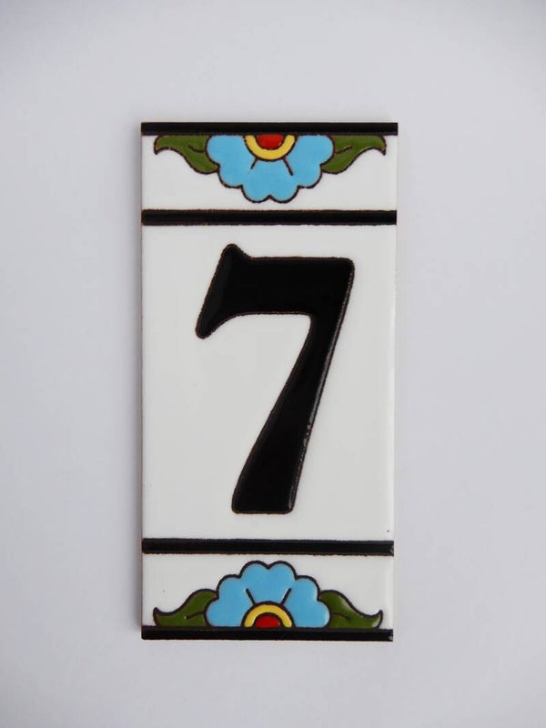 Huisnummer Ibiza - cijfer 7