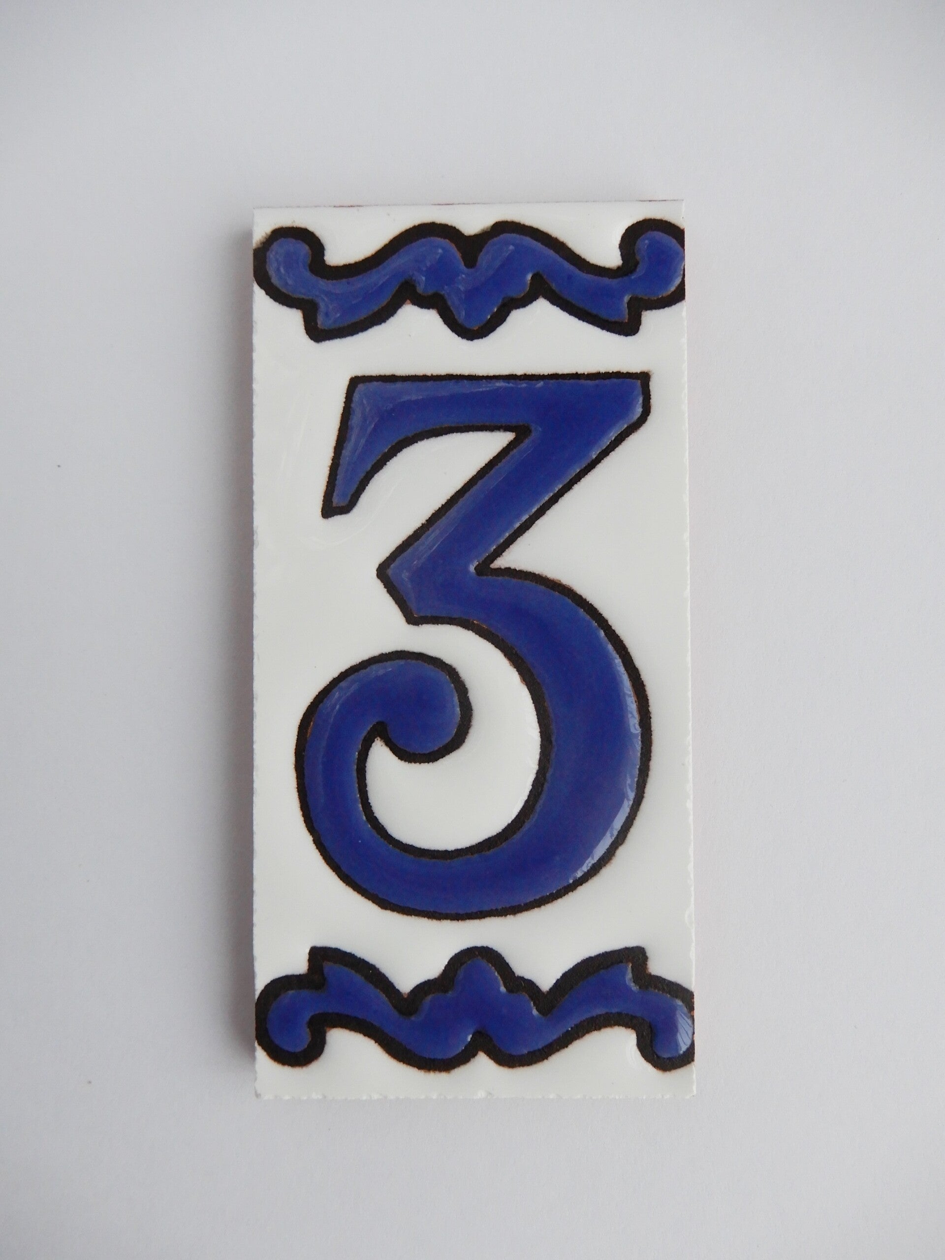 Huisnummer Zaragoza - cijfer 3