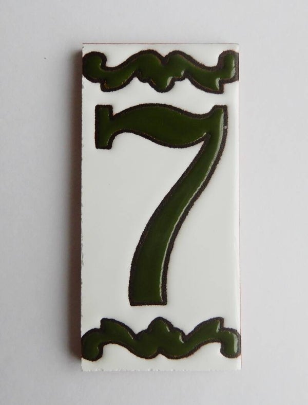 Huisnummer Bilbao - cijfer 7