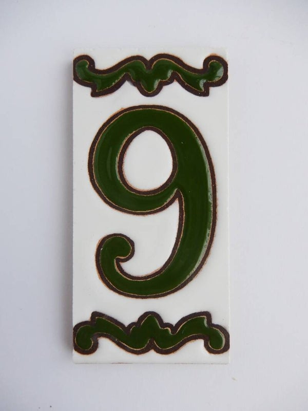 Huisnummer Bilbao - cijfer 9
