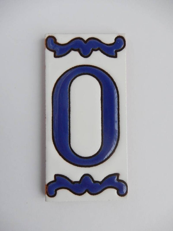 Huisnummer Zaragoza - cijfer 0