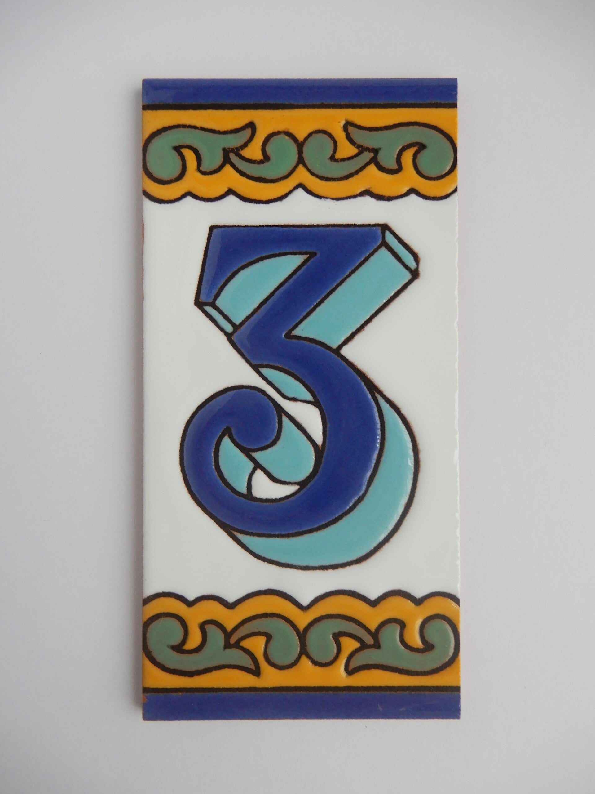 Huisnummer Malaga - cijfer 3