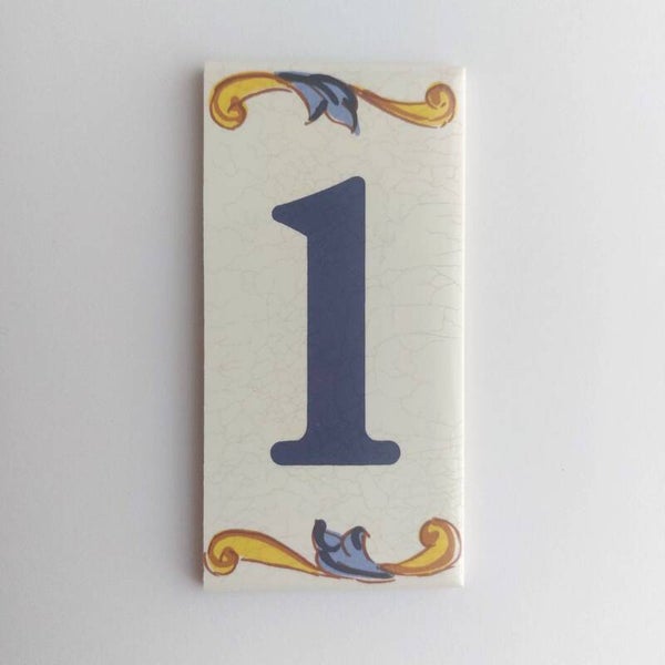 Huisnummer Burgos - cijfer 1