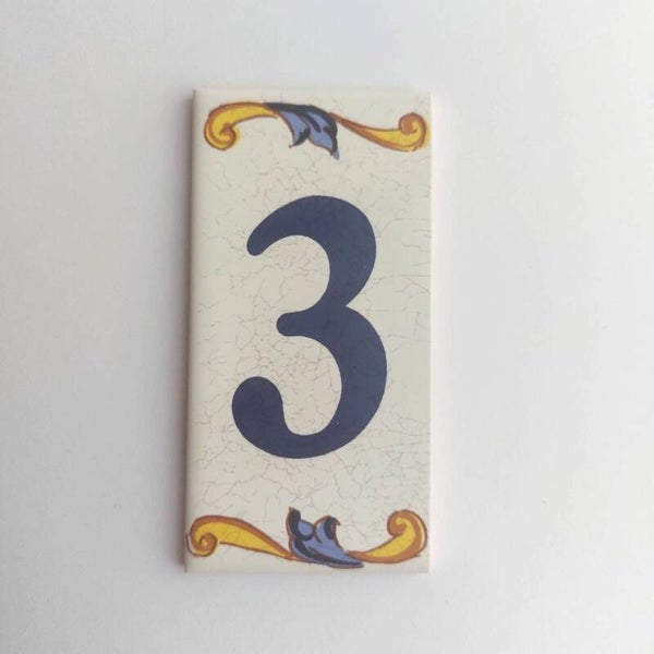 Huisnummer Burgos - cijfer 3