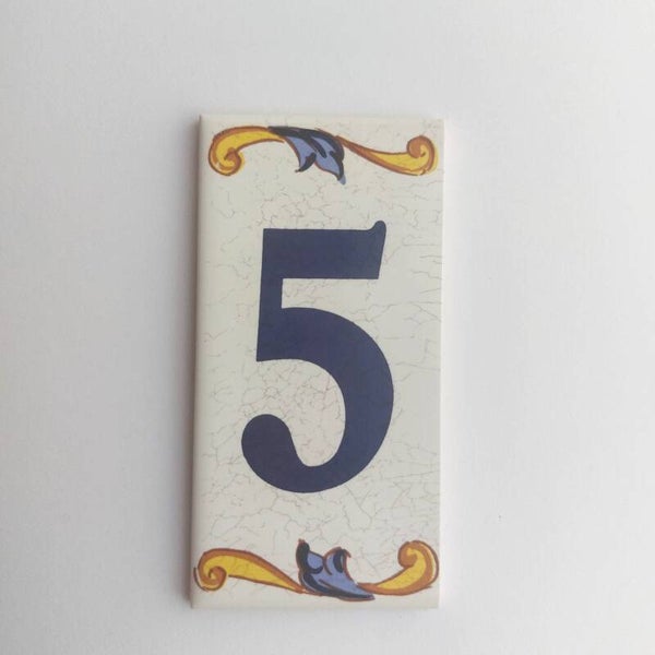 Huisnummer Burgos - cijfer 5