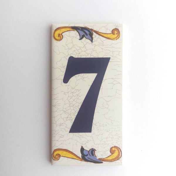 Huisnummer Burgos - cijfer 7