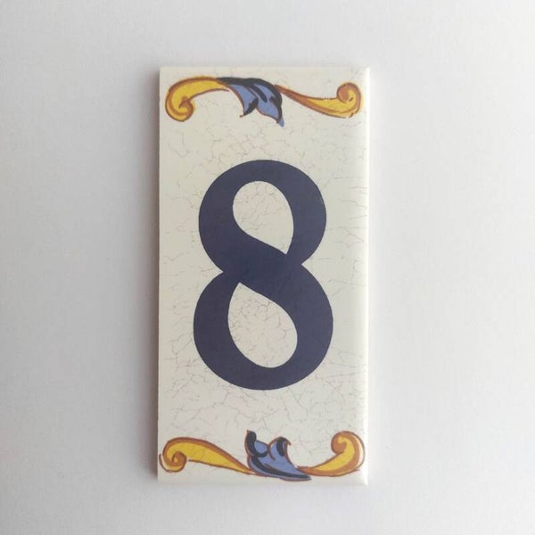 Huisnummer Burgos - cijfer 8