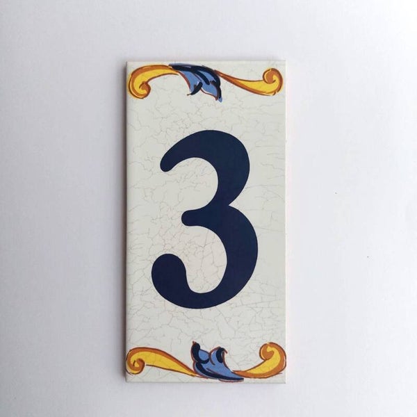 Huisnummer Burgos Groot - cijfer 3