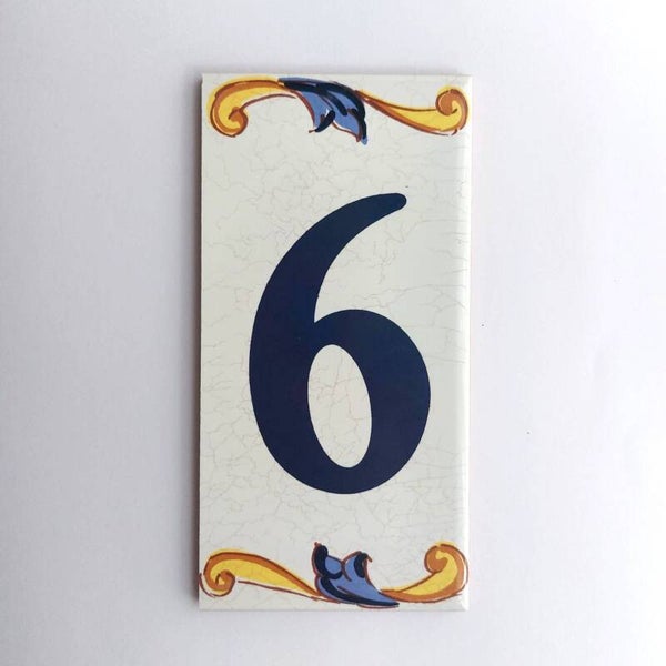 Huisnummer Burgos Groot - cijfer 6