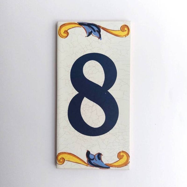Huisnummer Burgos Groot - cijfer 8