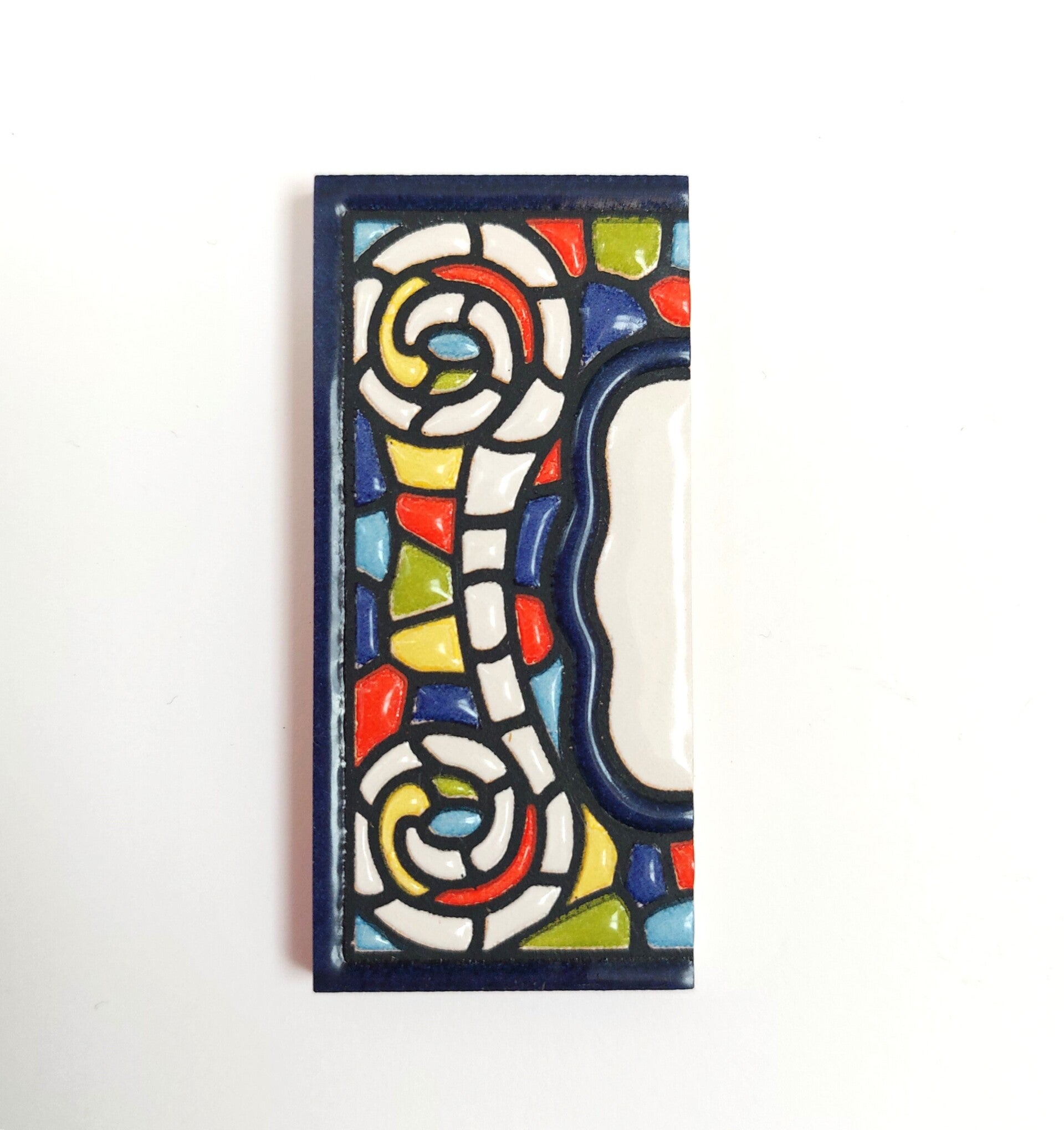 Huisnummer Girona - zijkant links