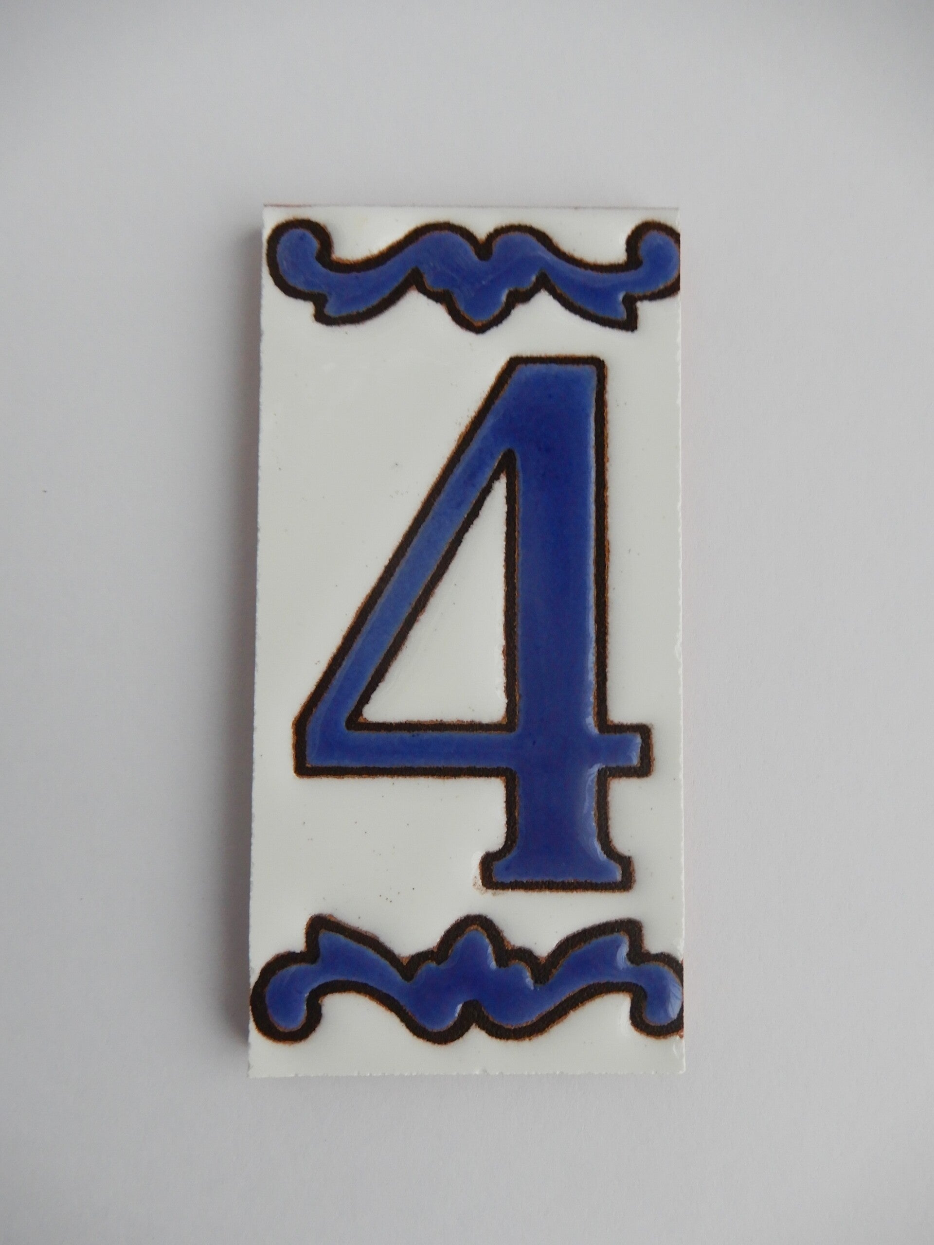 Huisnummer Zaragoza - cijfer 4