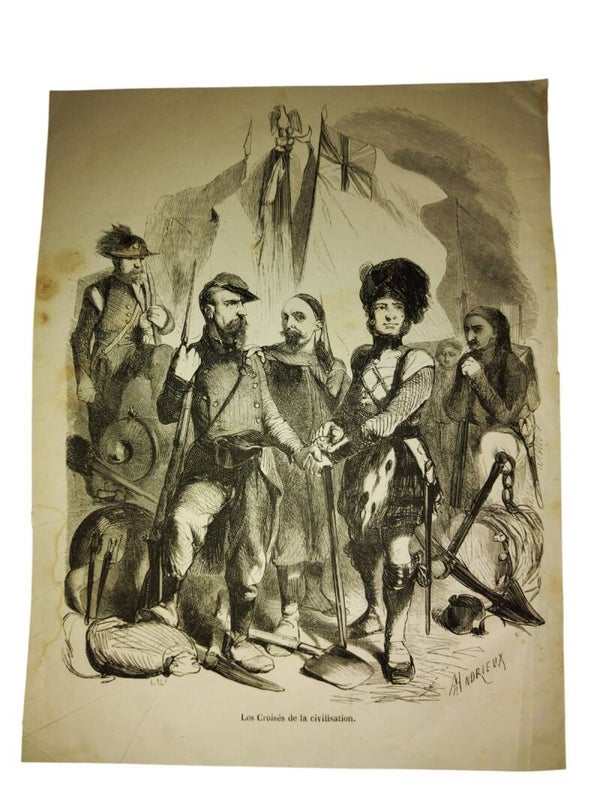 TROPAS FRANCESAS EN LA EXPEDICIÓN A MÉXICO. 1863