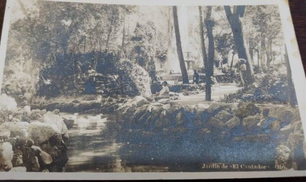 JARDÍN DEL CANTADOR. GUANAJUATO. 1909 FOTOGRAFÍA