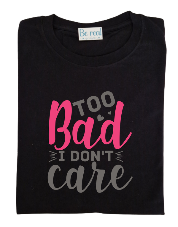 T-shirt 001 I don't care