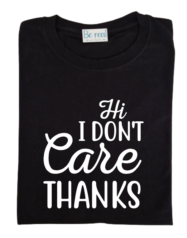 T-shirt 005 I don't care