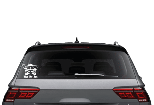 Auto sticker 041 Kiss my ass