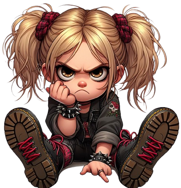 T-shirt Cute Bad Girl 001