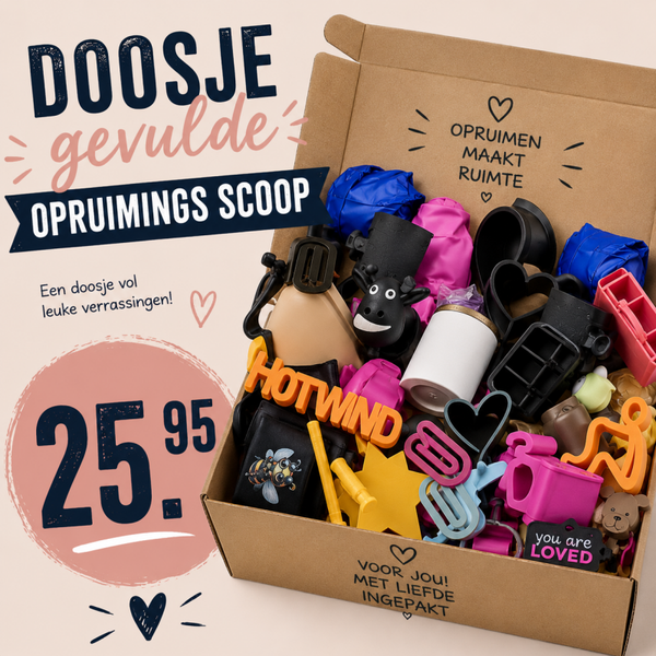 Doosje Vullen opruimings scoop