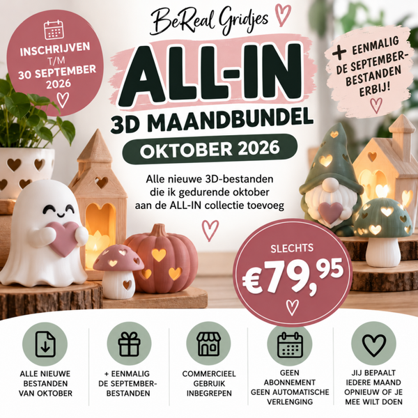 All IN 3D MAANDBUNDEL-OKTOBER 2026