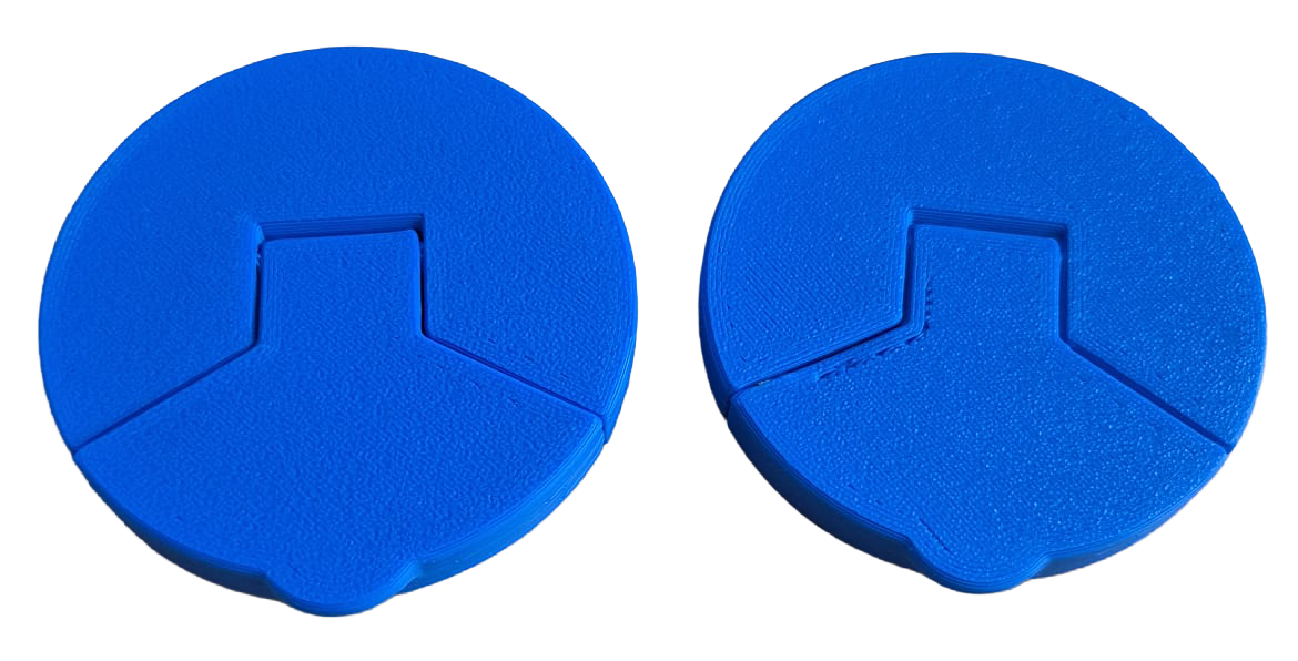 Deksel setje voor blikjes Blauw