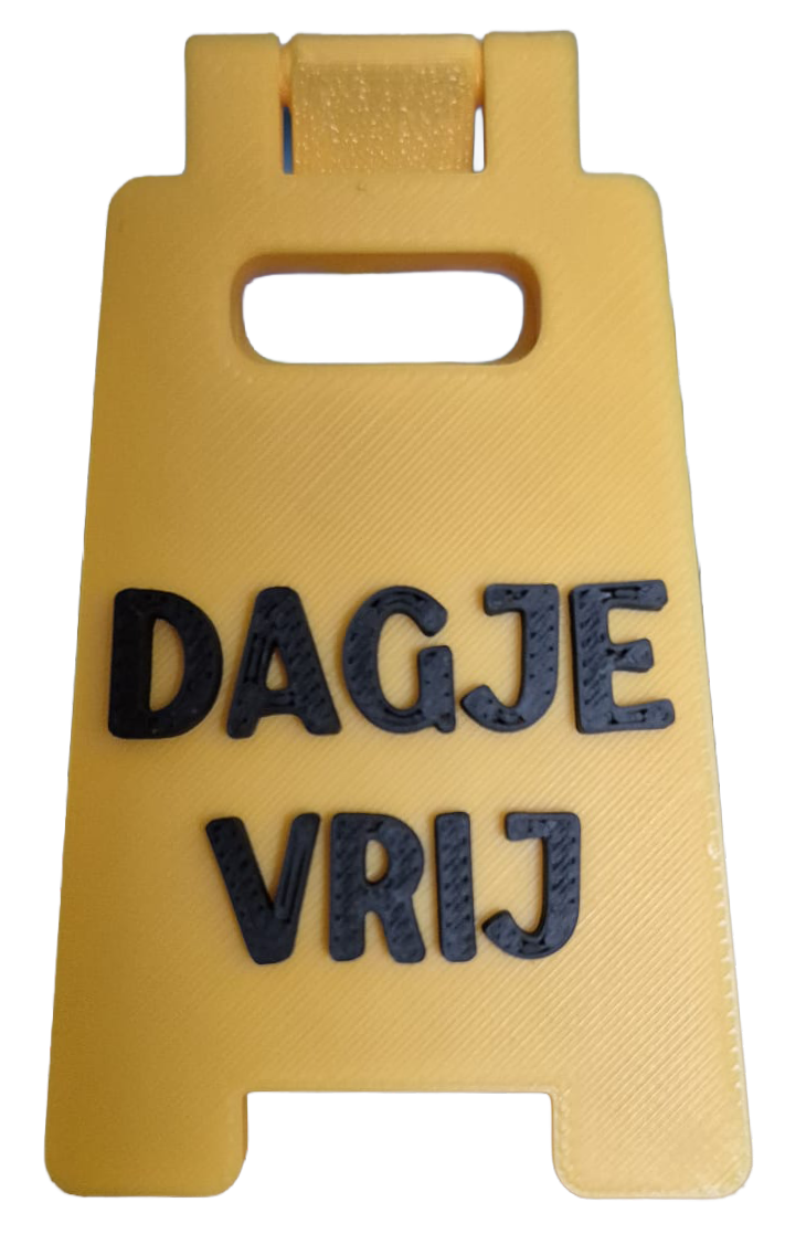 Desk Sign Dagje vrij