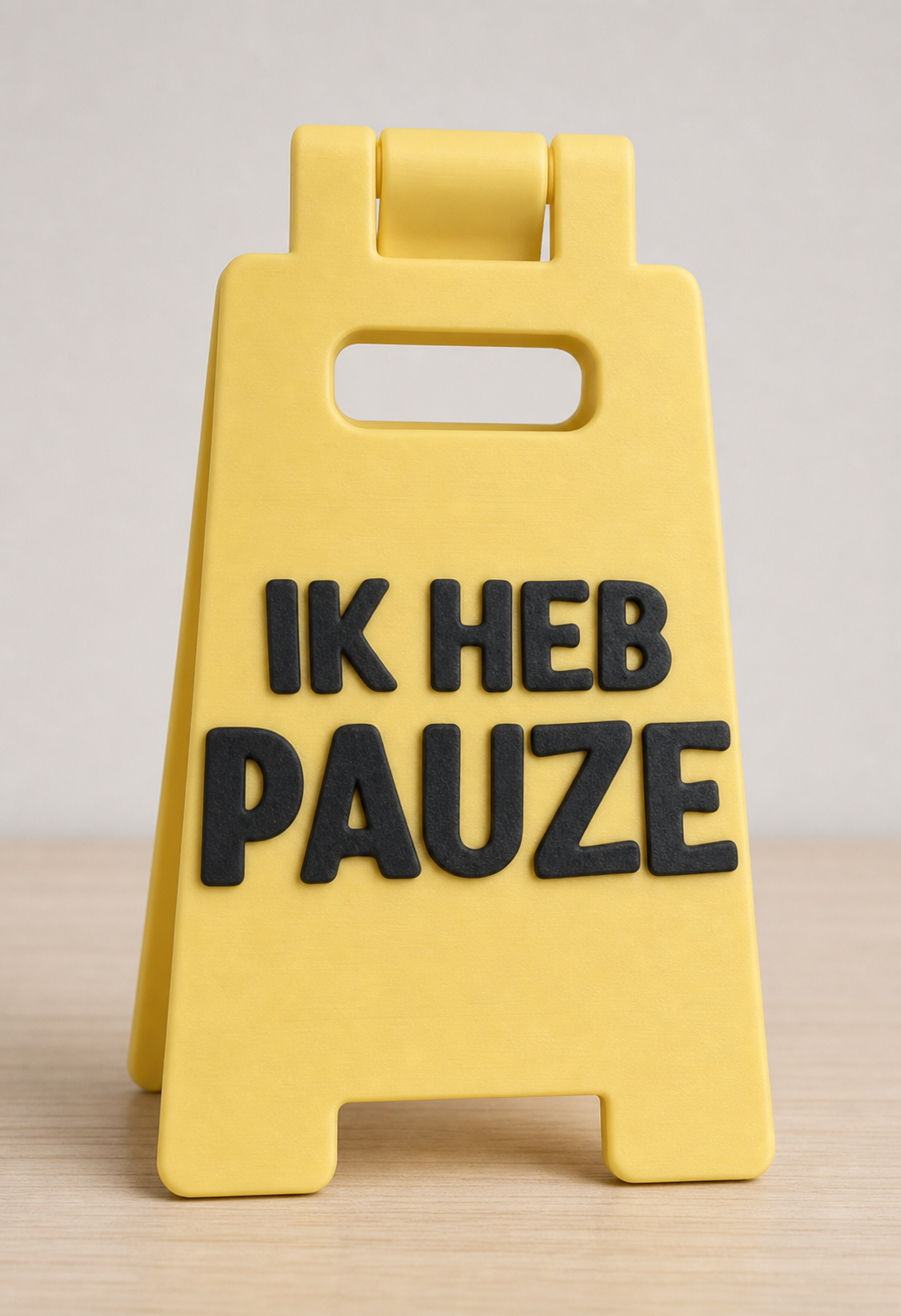 Desk Sign Ik heb pauze