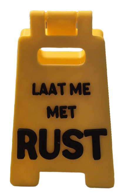 Desk Sign Laat me met rust