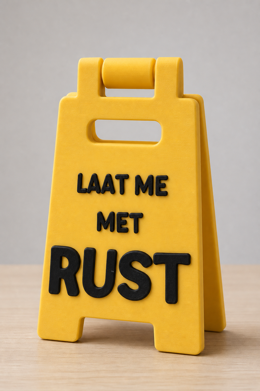 Desk Sign Laat me met rust