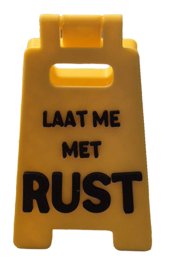 Desk Sign Laat me met rust
