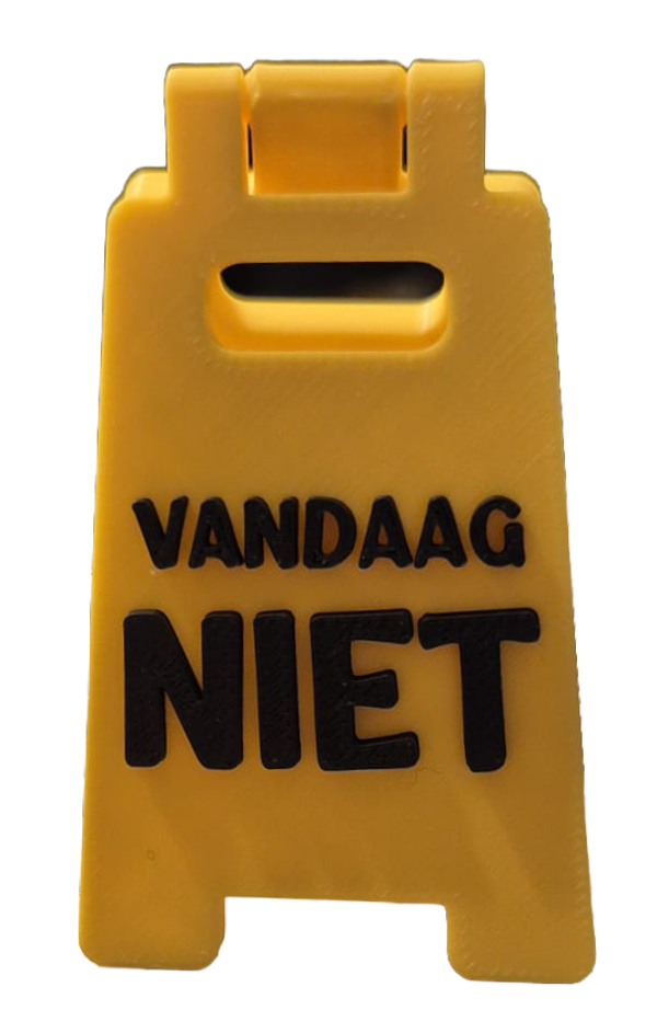 Desk Sign Vandaag Niet