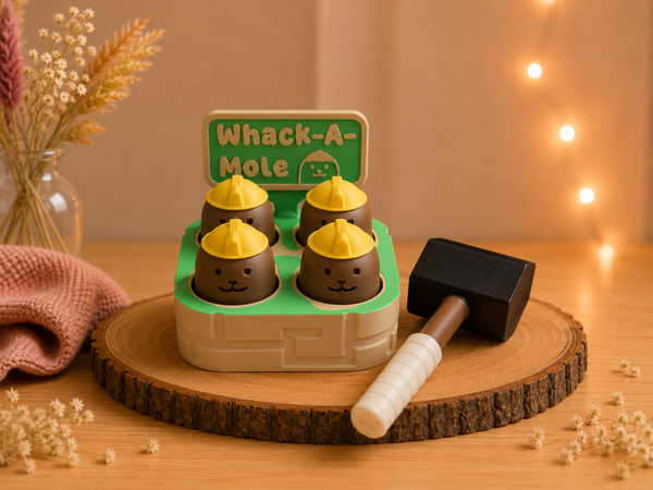 Fidget setje mollen met hamer