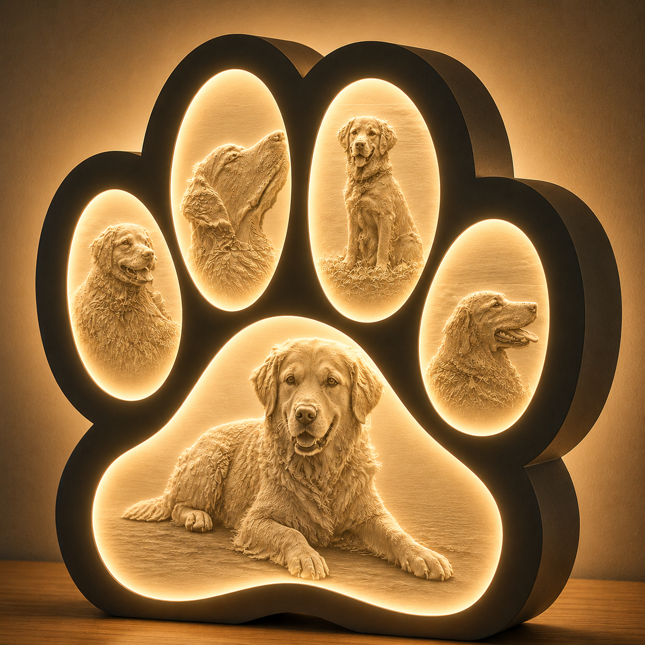 Foto Box honden poot