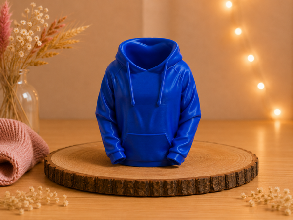 Hoodie pennenbak Cobalt blauw