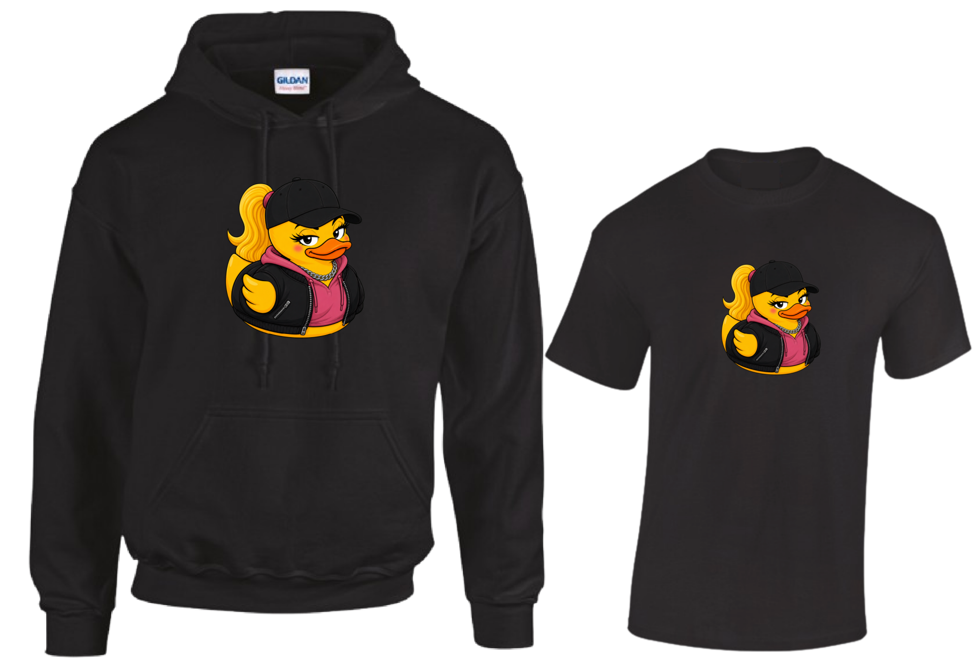 T-shirt / Hoodie Badeend Puck