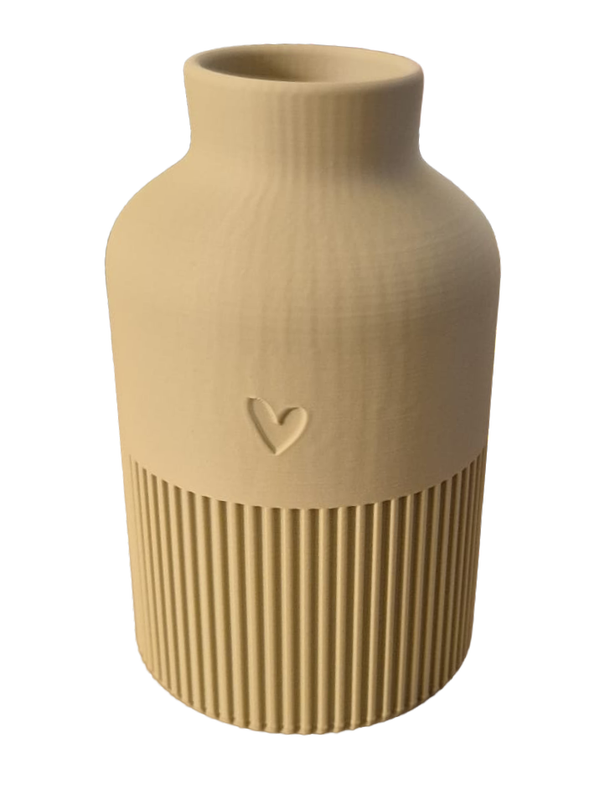Japandi Vaasje met hartje 11.5cm