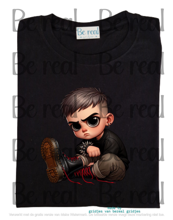 T-Shirt jongen meisje middelvinger 53