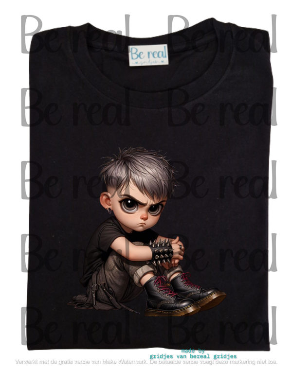 T-Shirt jongen meisje middelvinger 54