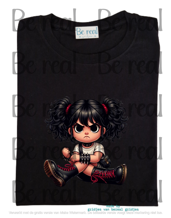 T-Shirt jongen meisje middelvinger 29