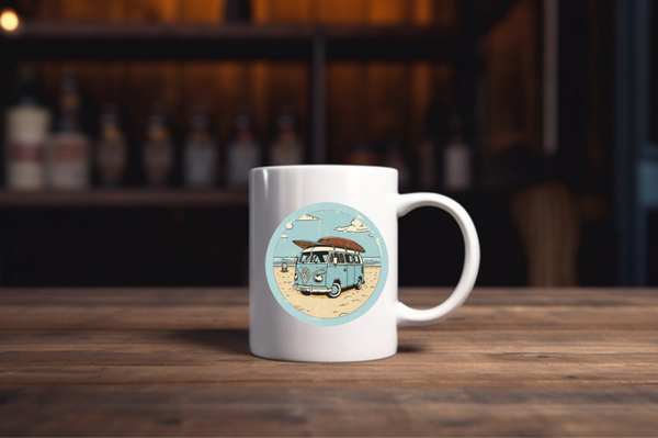 Mok volkswagen busje 28