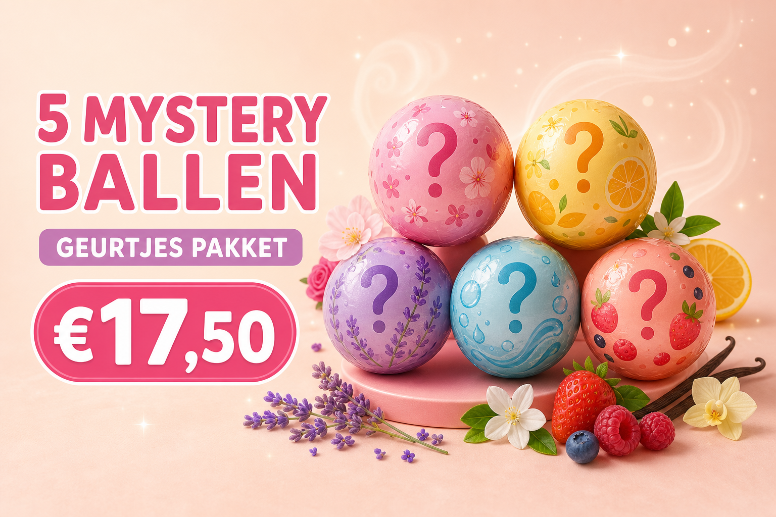 Mystery ballen pakket geurtjes