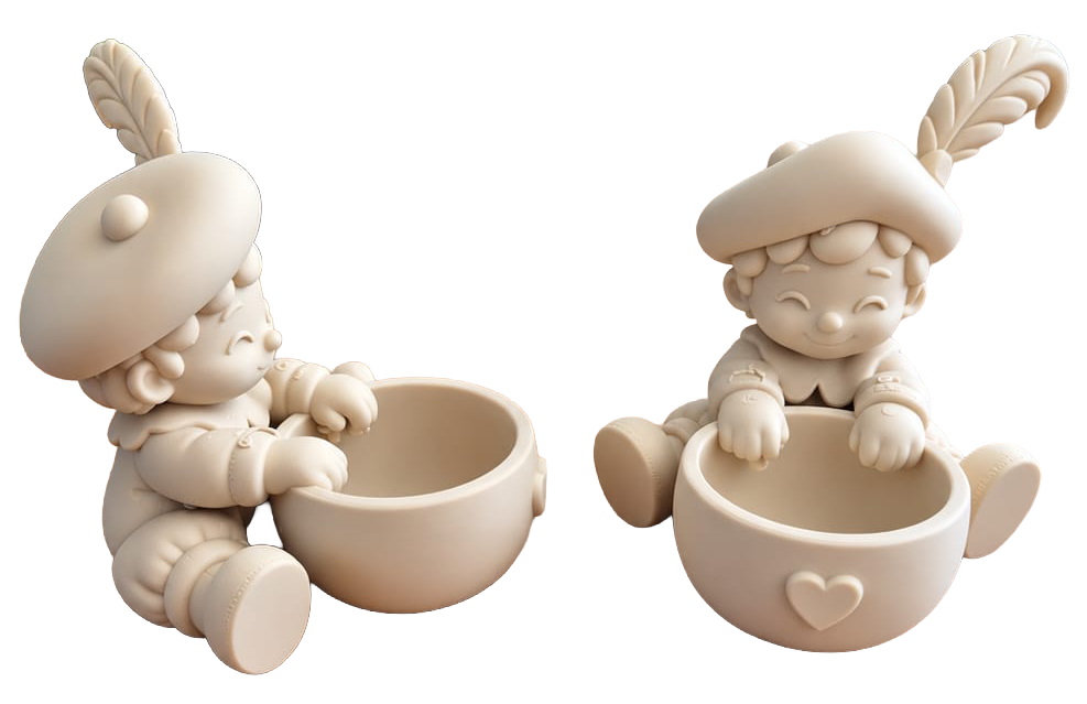 Pietenbakje – zittende Piet – 10 cm