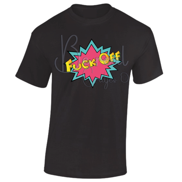 T-shirt Comic Fuck off