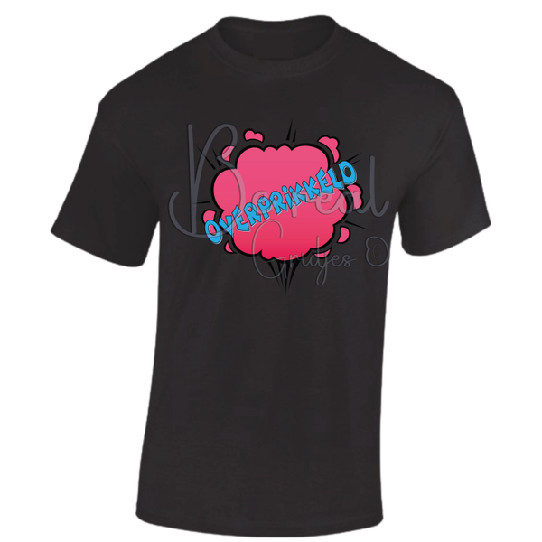 T-shirt Comic Overprikkeld