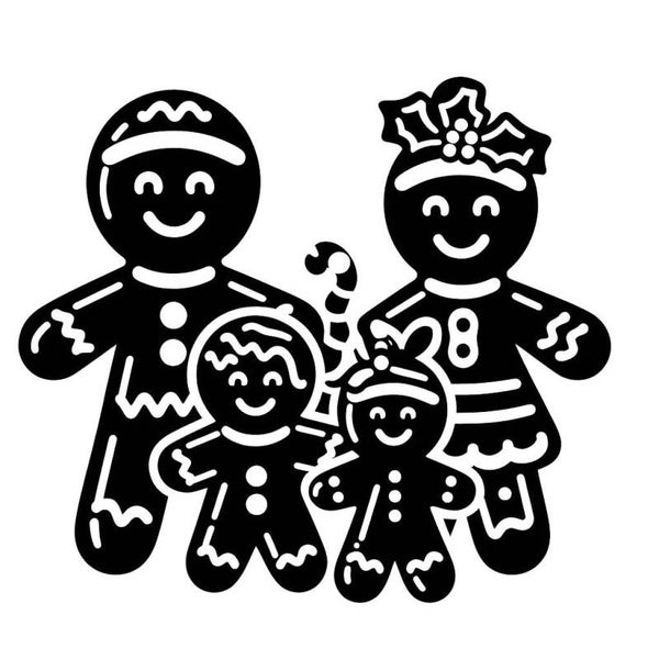 Raamsticker koeken poppetjes 3