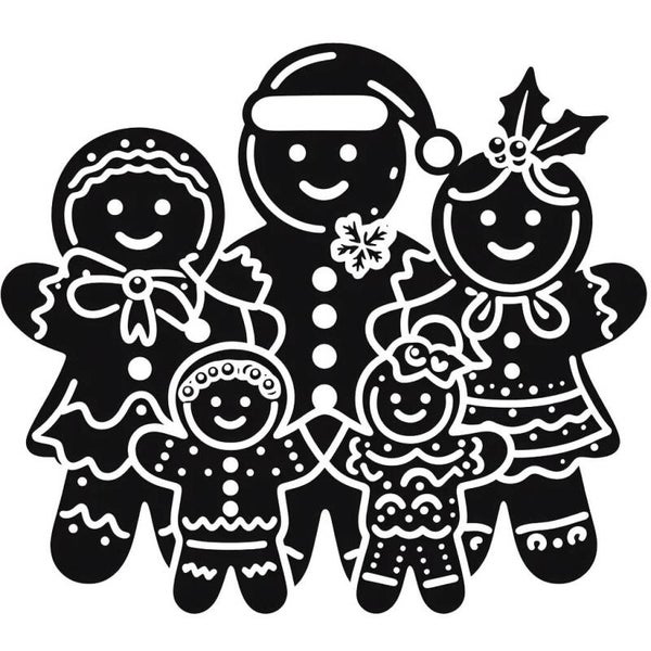 Raamsticker koeken poppetjes 1