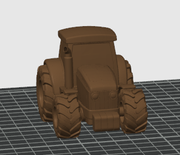 STL bestand - Traktor