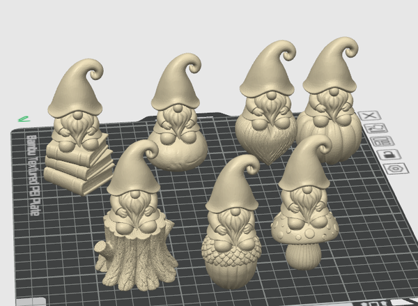 Bos Gnomes op hun eigen plekje